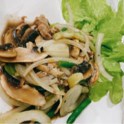 Free Range Duck Stir Fried with Mushroom