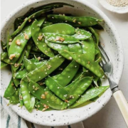 Stir Fried Snow Peas with Ginger